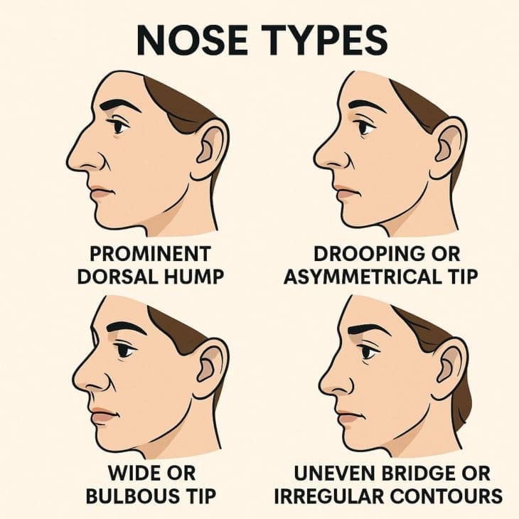 Different Types of Nose