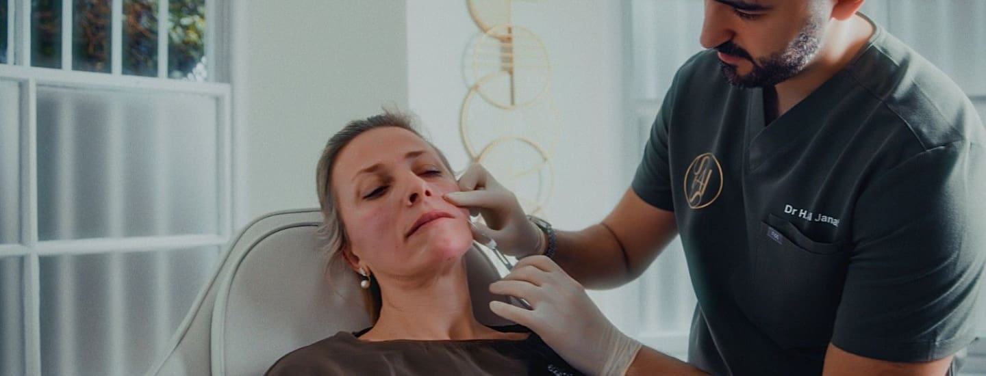 Nasolabial Filler Treatment Stage Image - Dr Hass Clinic