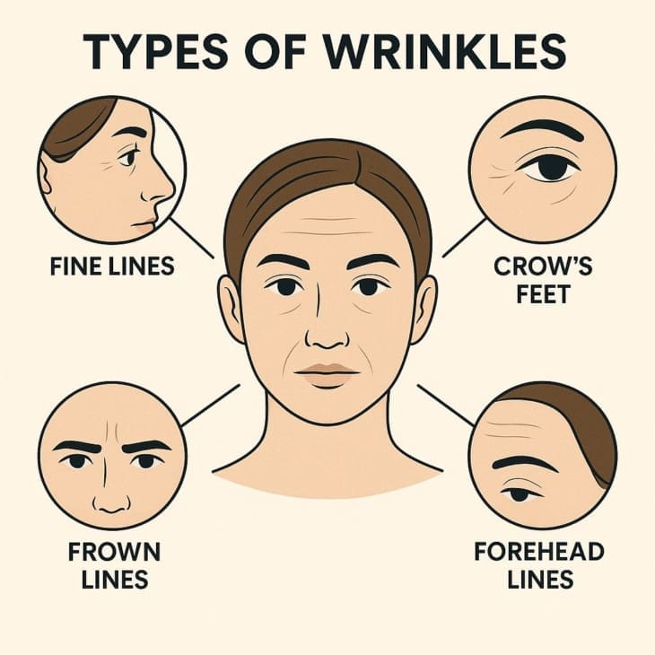 Types of Fine Lines and Wrinkles