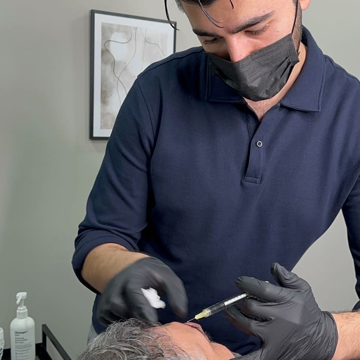 luxury aesthetic clinic anti wrinkle treatment Mayfair