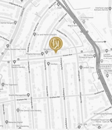 Dr. Hass London - Location Map