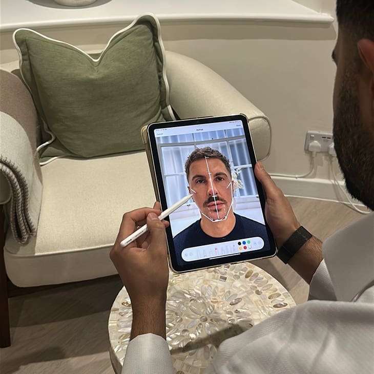 luxury aesthetic clinic anti wrinkle treatment Mayfair