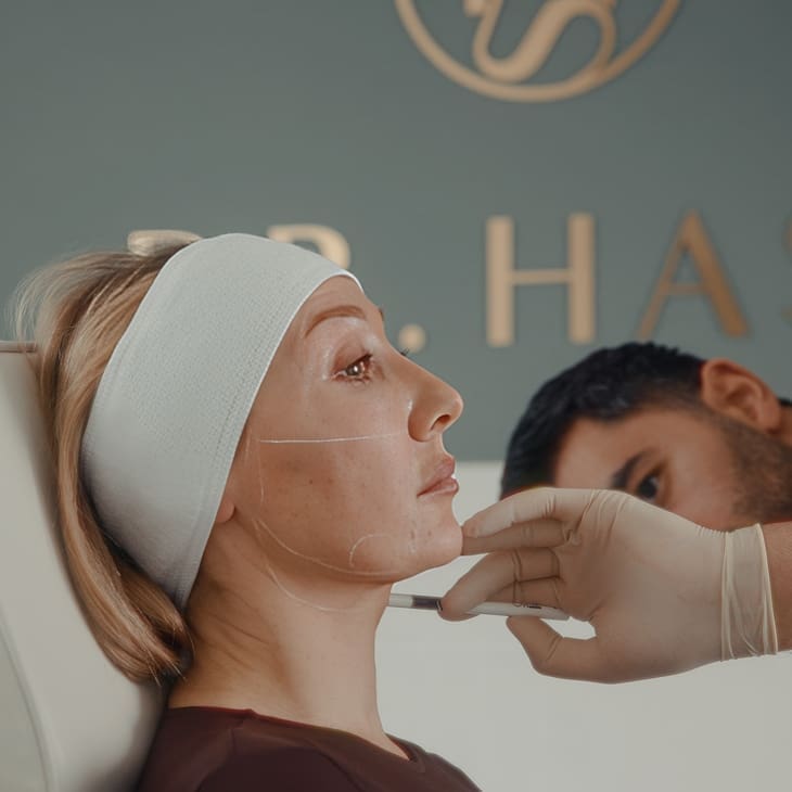 Full Face Rejuvenation London - Precision mapping