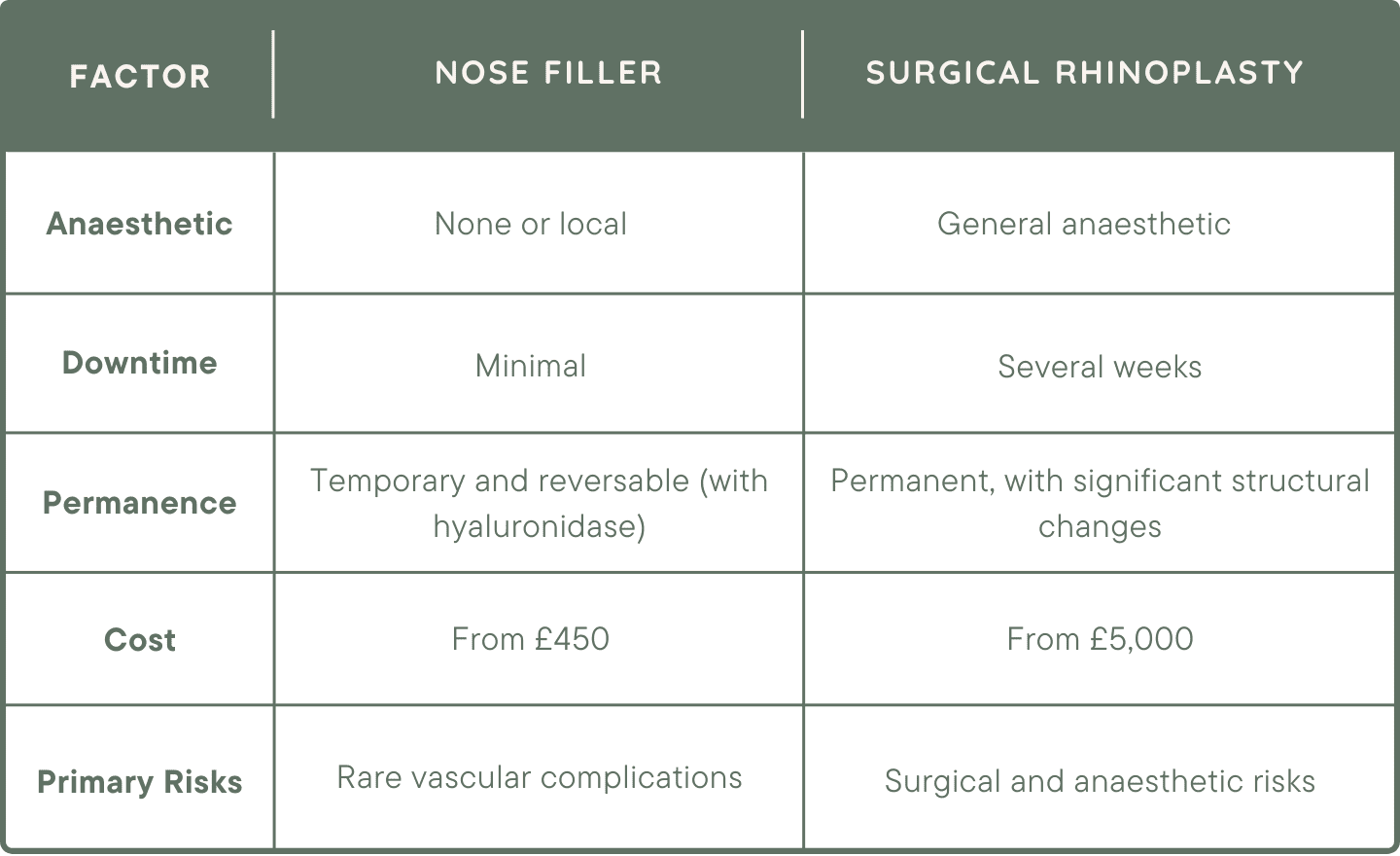 Nose Filler vs Surgical Rhinoplasty, Explained - Dr Hass Clinic