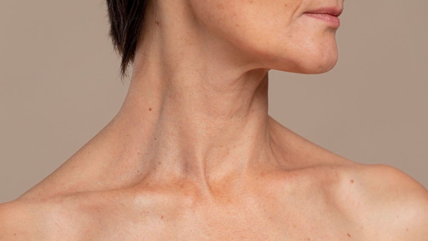 Trapezius Area on Female Patient - Dr Hass Clinic