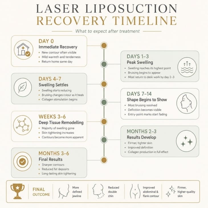 Laser Liposuction Recovery Timeline - Dr Hass Clinic
